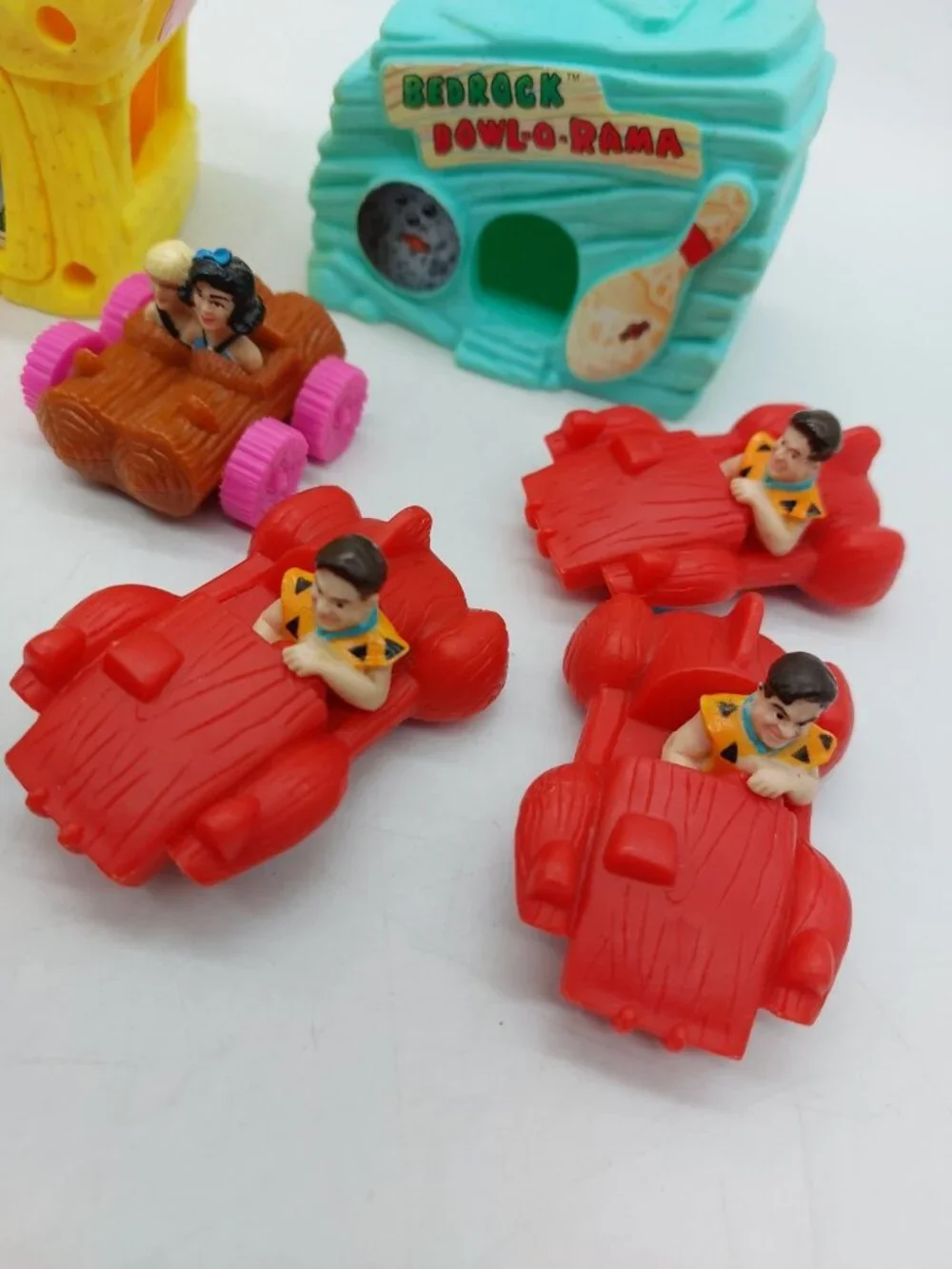 McDonald’s Flintstones Movie & Burger King Toys Set Of 9 READ Some Duplicates